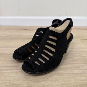 Eurosoft By Sofft Black Vesta Heeled Sandal